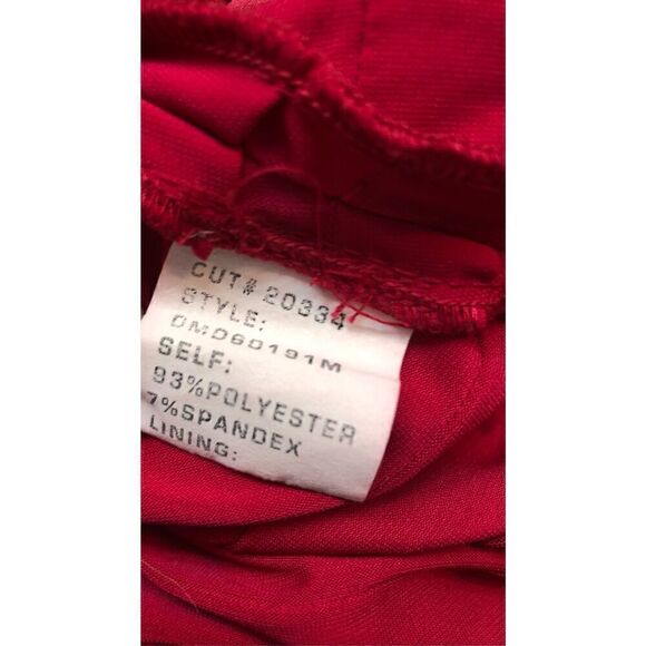 Tadashi Collection Berry Raspberry Flutter Bandage Sweetheart Neck Size M - Picture 13 of 14